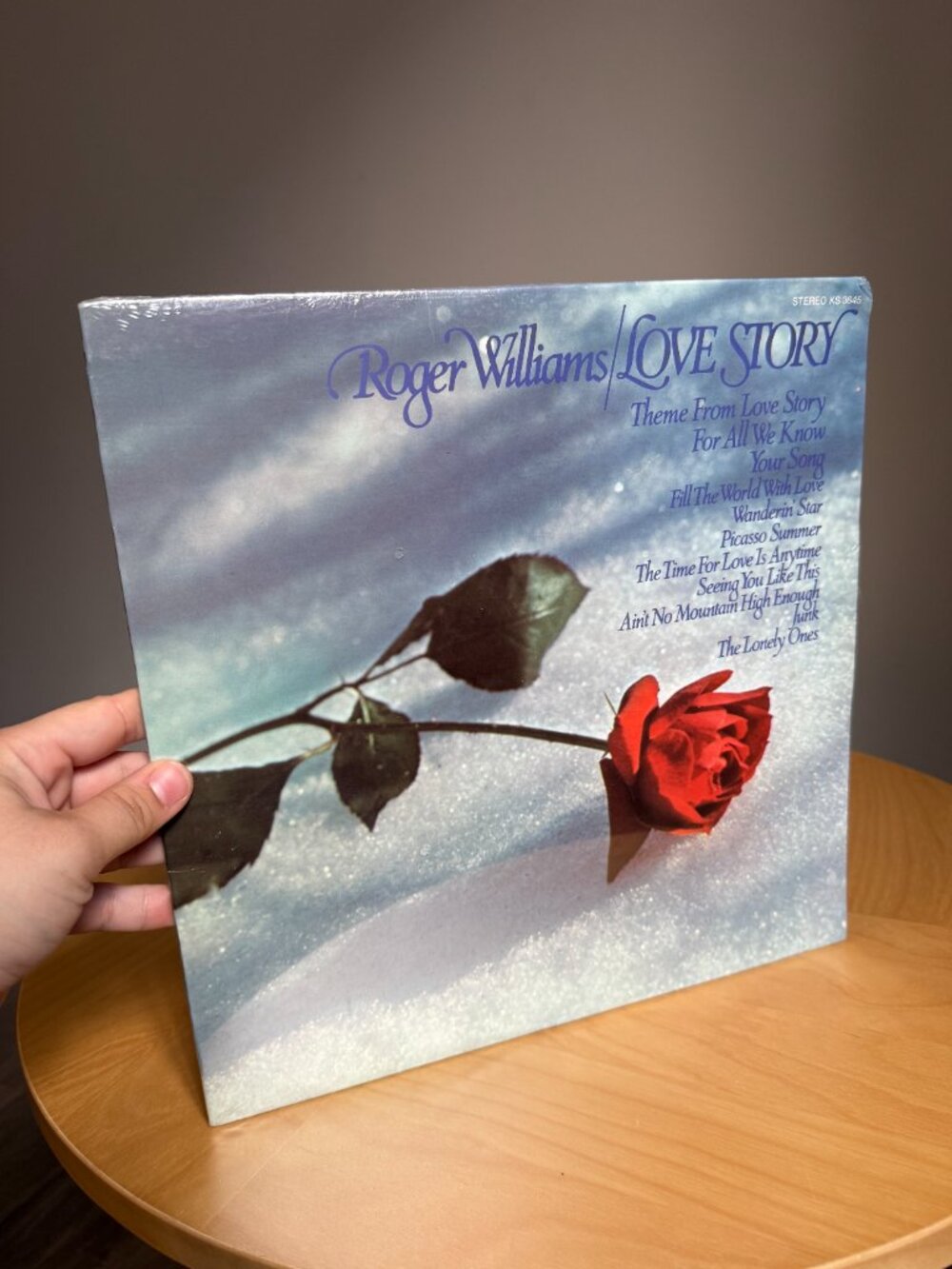 Love Story by Roger Williams Vintage Vinyl Record c1971 Jazz Music